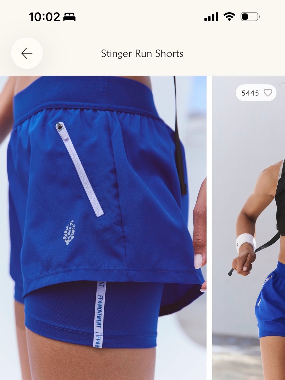 FP movement stinger shorts